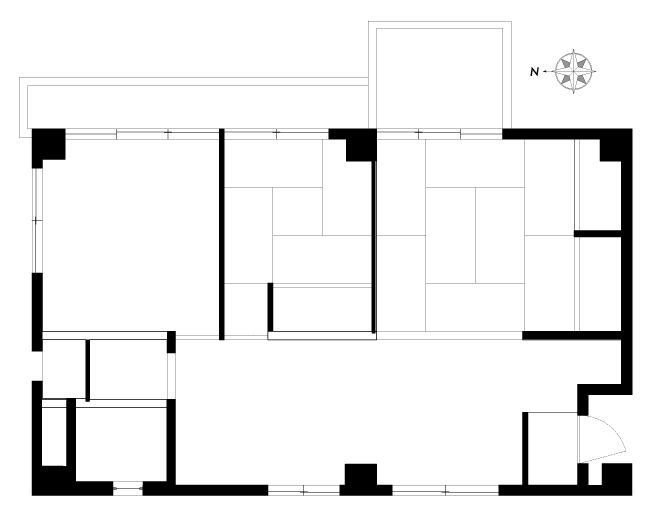 白図2023年5月13日(土)14日(日) リノベーションスケルトン現場見学会＠目黒区中央町エリア