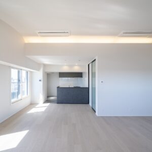 柔らかな光が出迎えてくれる、ホテルライクな空間